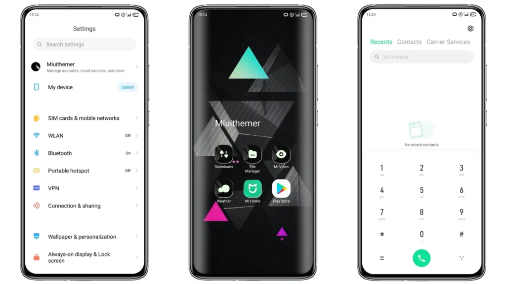 Triangle Style MIUI Theme