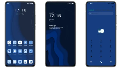 dark blueX MIUI Theme