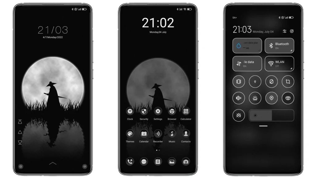 Black EU IZ V13 MIUI Theme