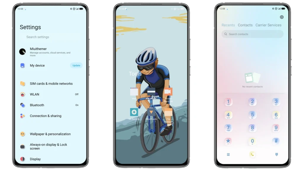 Cycling UI IZ V13 MIUI Theme