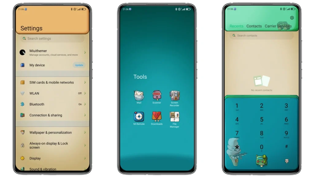 Ice Forest Mission MIUI Theme