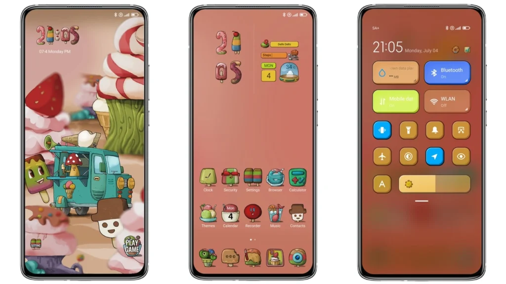 IceCream Forest MIUI Theme