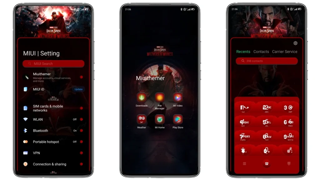 Doctor Strange KANG RENO V12.5 MIUI Theme