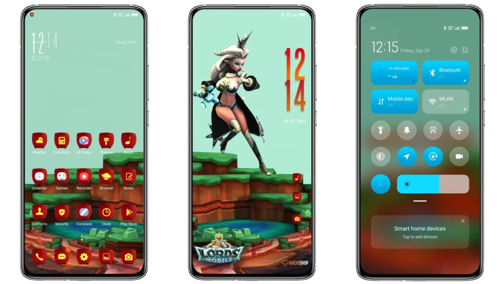 Lord Mobile action MIUI Theme