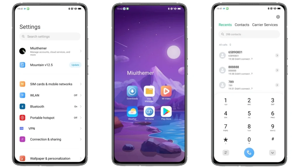 Mountain v12.5 MIUI Theme