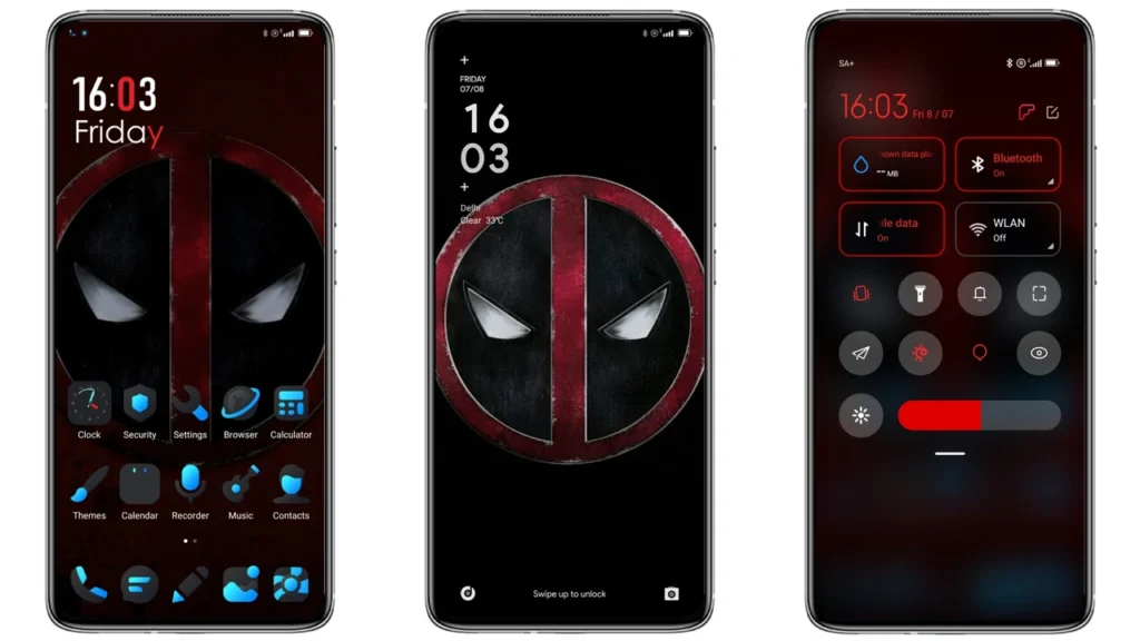 Mr. Deadpool v12.5 MIUI Theme