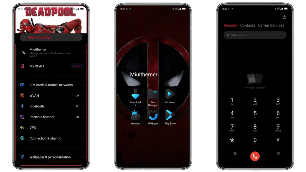 Mr. Deadpool v12.5 MIUI Theme