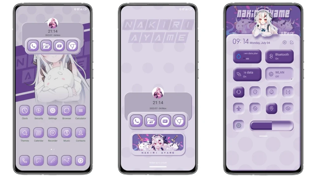 Nakiri Ayame MIUI Theme