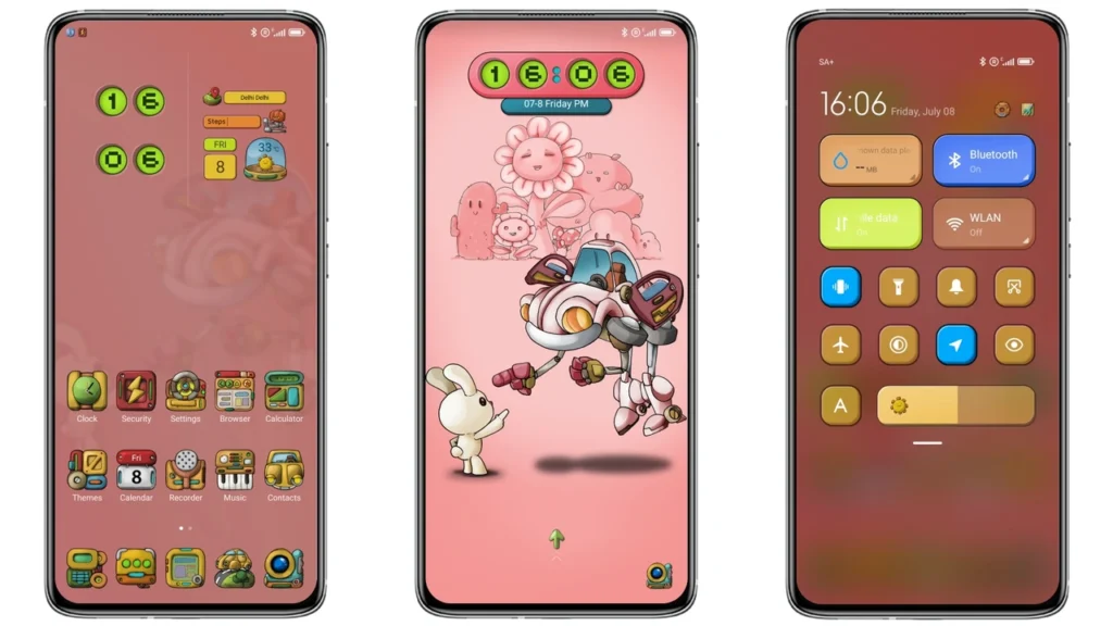 Rabbit and Beetle MIUI Theme