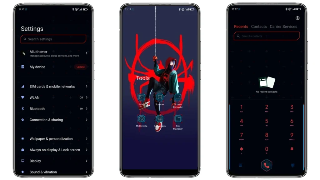 SPIDER IZ V13 MIUI Theme