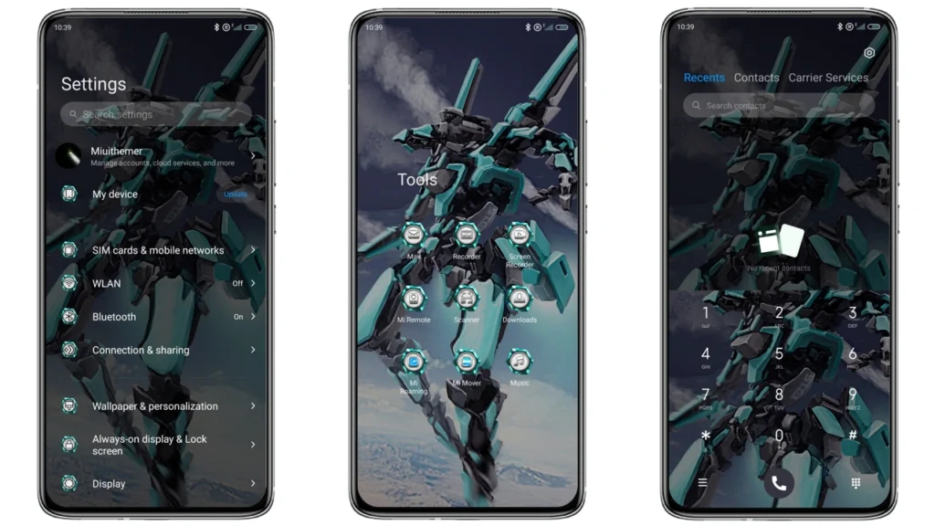 Sky Warrior MIUI Theme