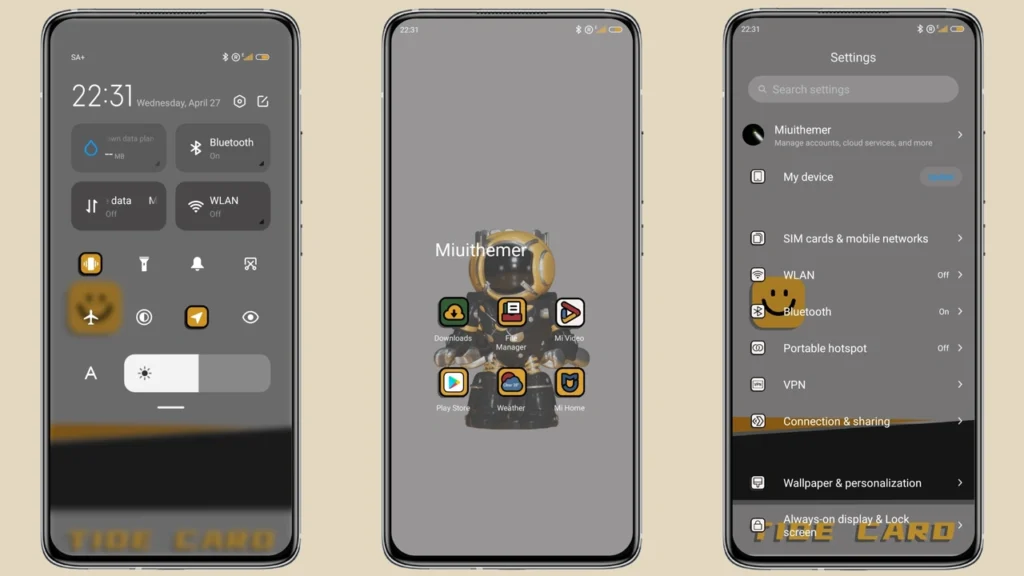 Trend astronaut MIUI Theme