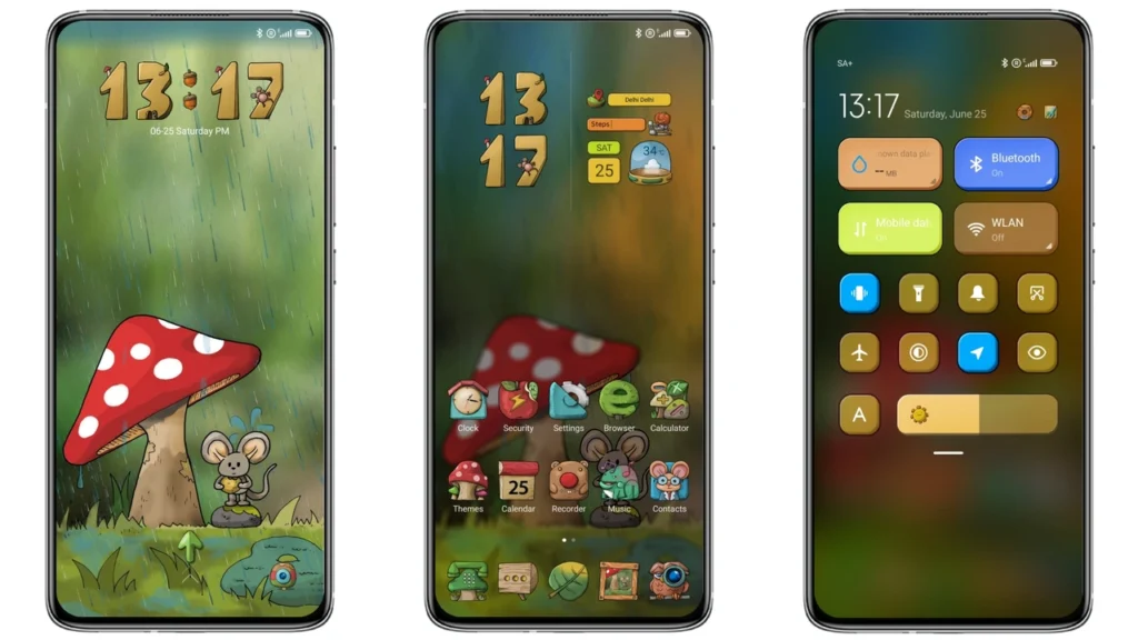 Under the Mushroom MIUI Theme 