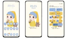 With PearL Earring MIUI Theme