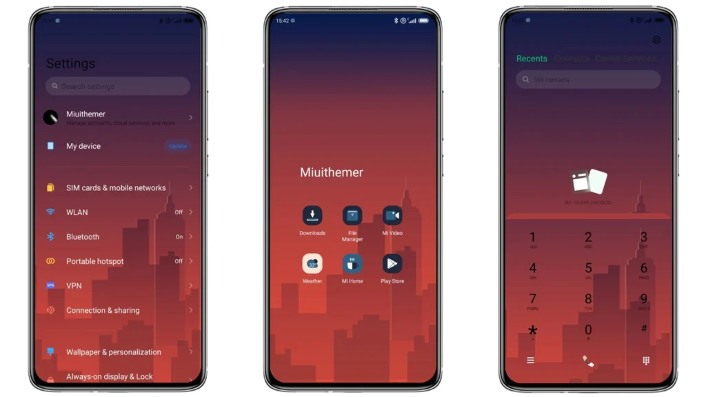 dusk train MIUI Theme