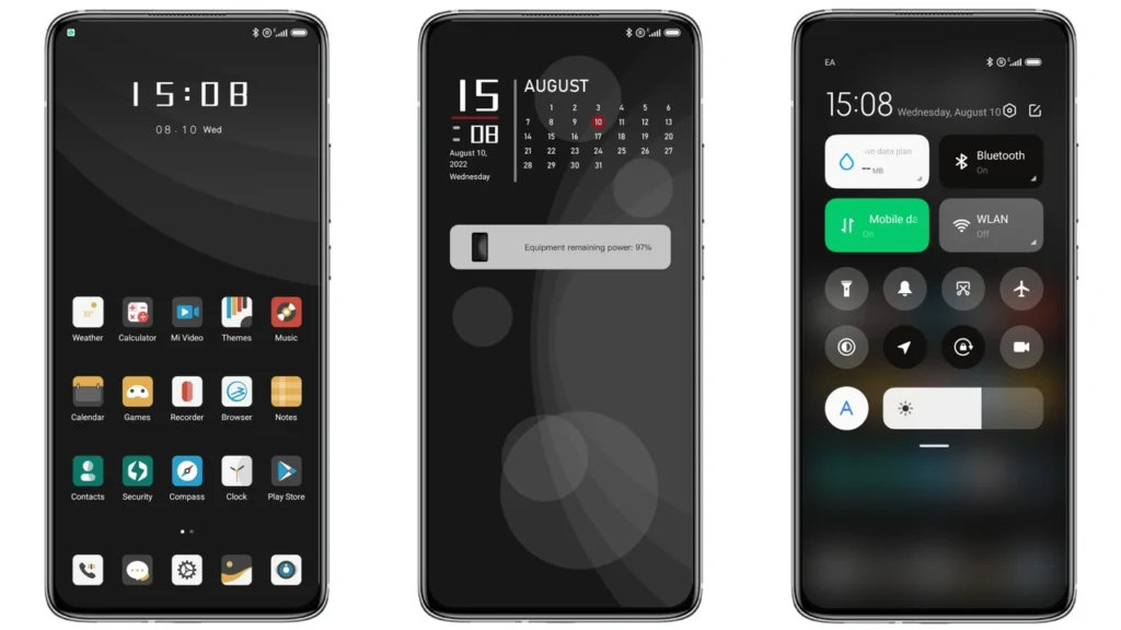 Black Tone MIUI Theme