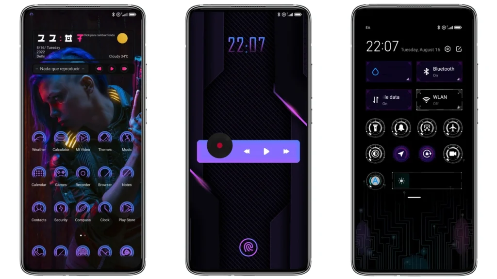 Cyberpunk 70IZ V13 MIUI Theme