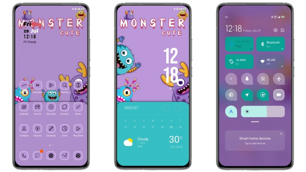 MONSTER Cute Theme