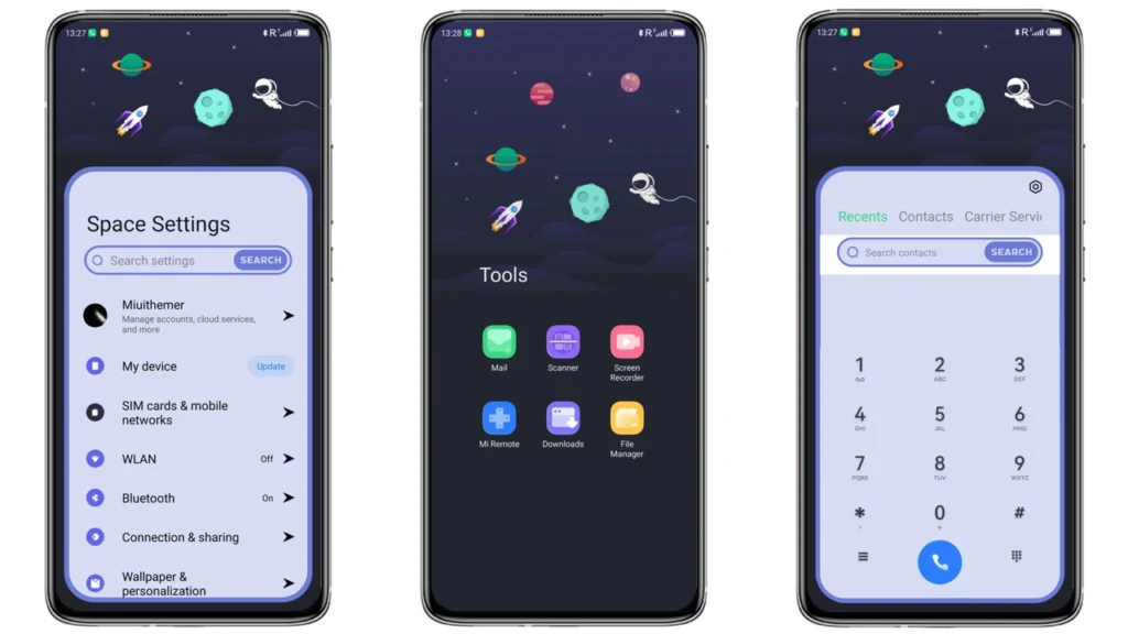 Space Explorer Theme