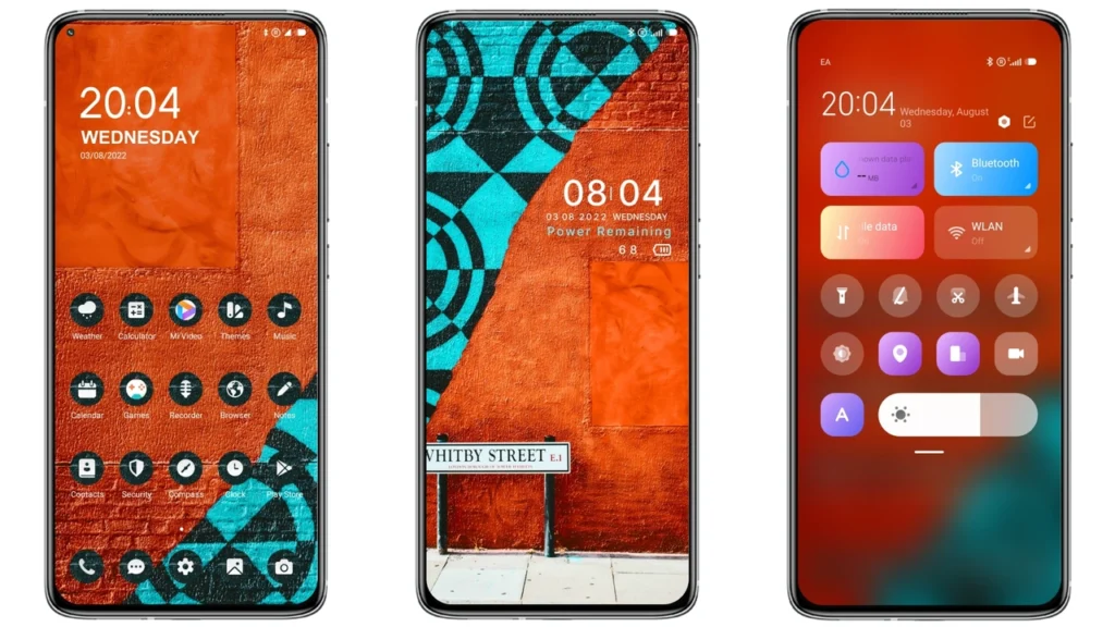 The Wall Art MIUI Theme