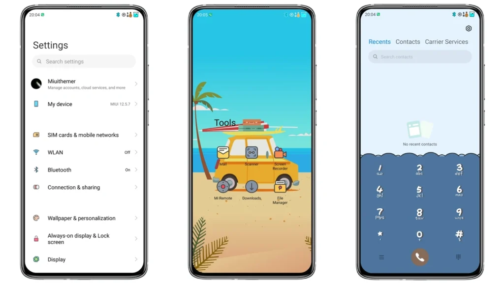 Vacations IZ V13 MIUI Theme