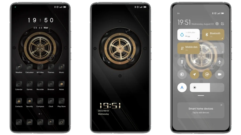 golden pupil MIUI Theme