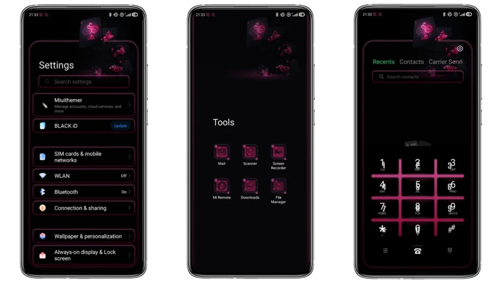 BLACK CARD V1213 Theme