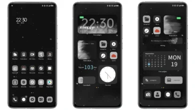 Dark calm waves Theme