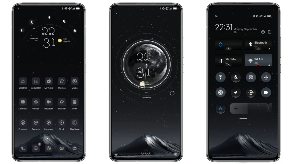 Dark world M13 MIUI Theme