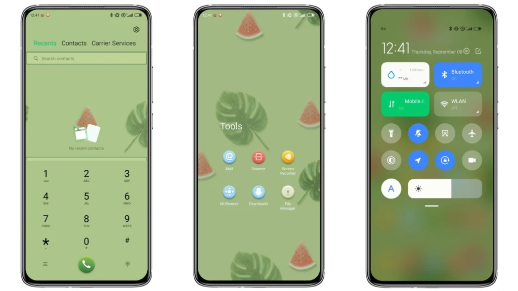 Fruit clock Theme