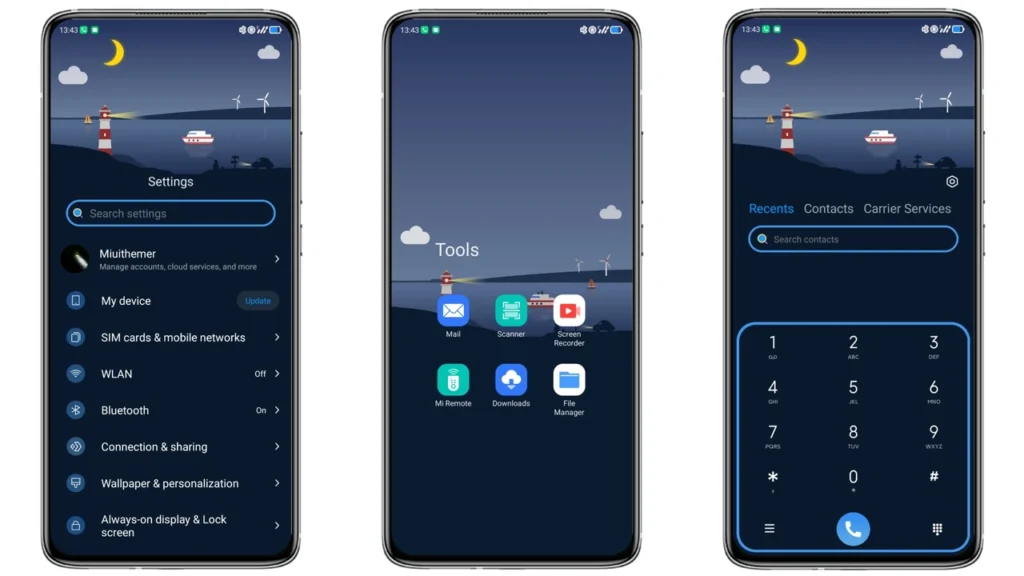 Night [SEA] MIUI Theme