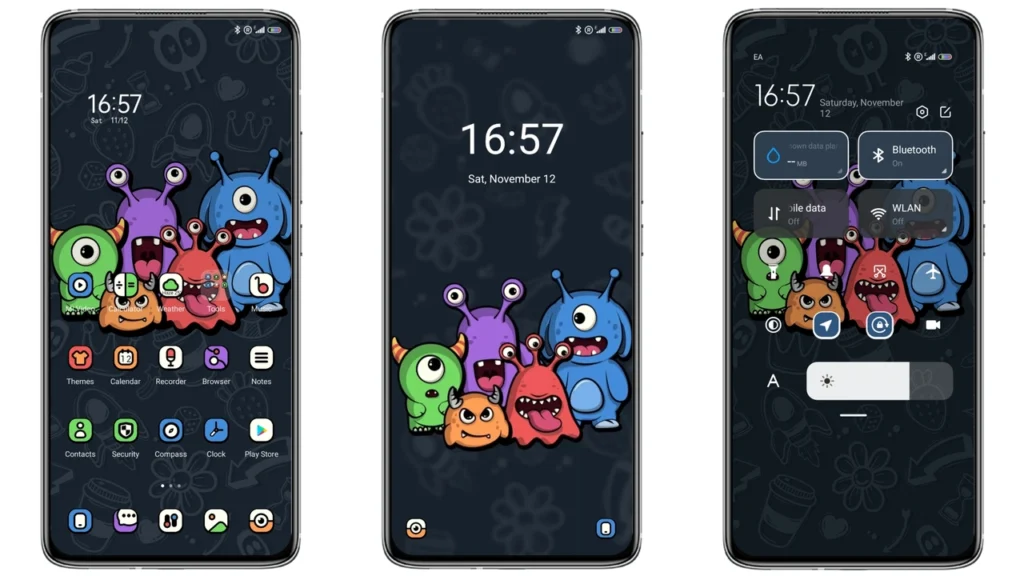 Creative monster Theme