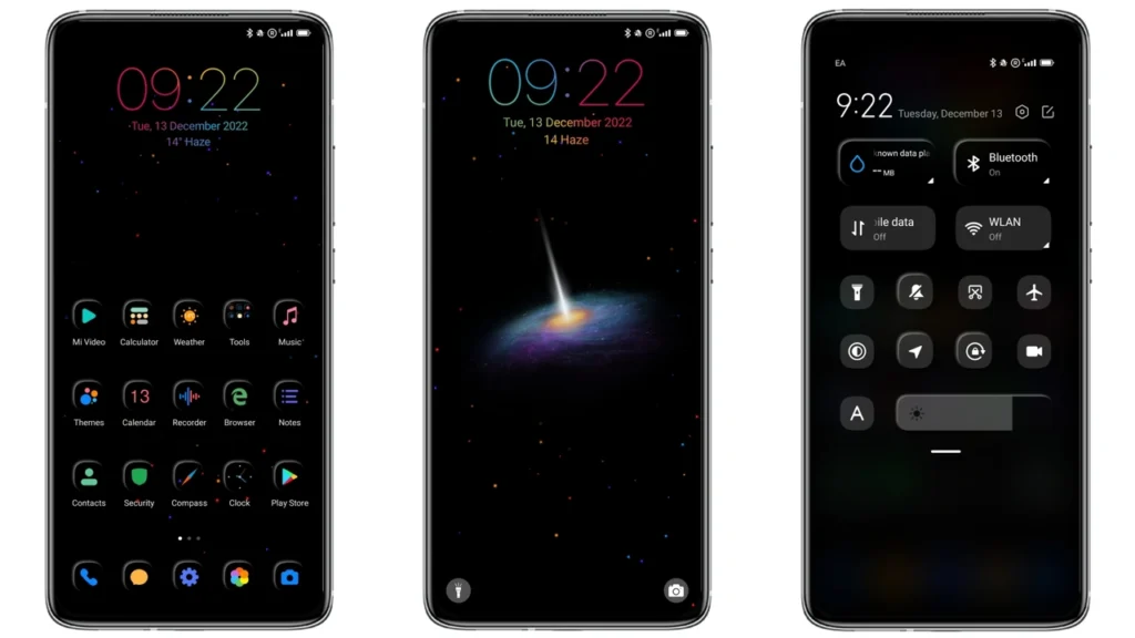 Universe dark v13 Theme