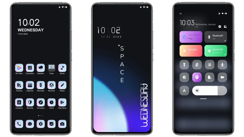 Gradient Space Theme