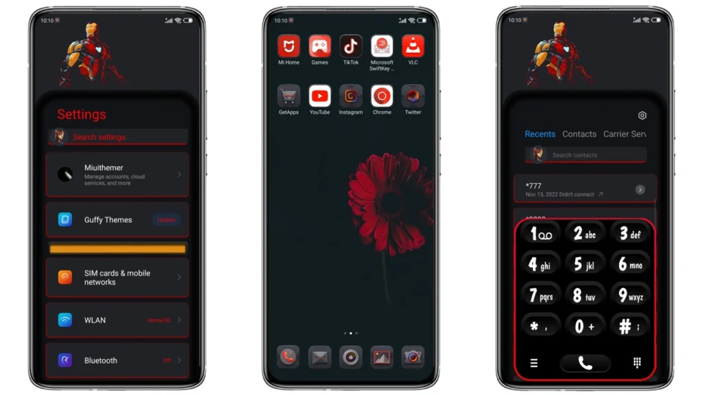 Red vibe v13 Theme