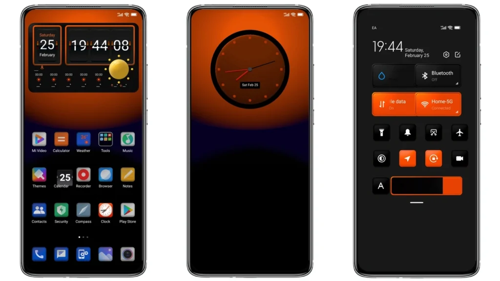 Dark Orangness Theme