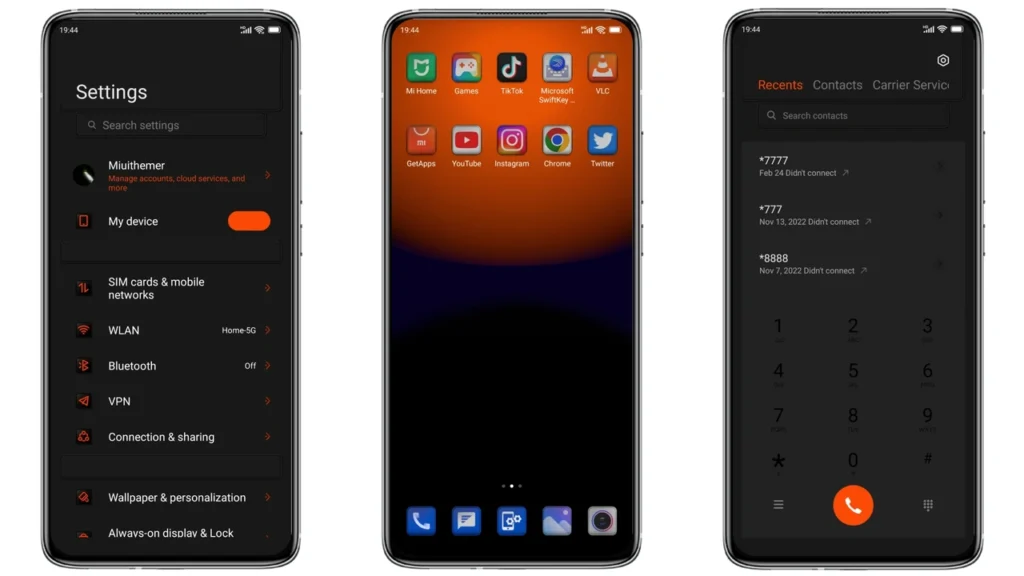 Dark Orangness Theme