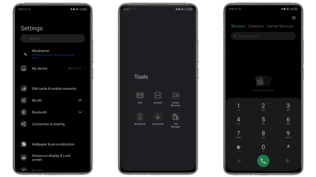 Light Black v13 Theme