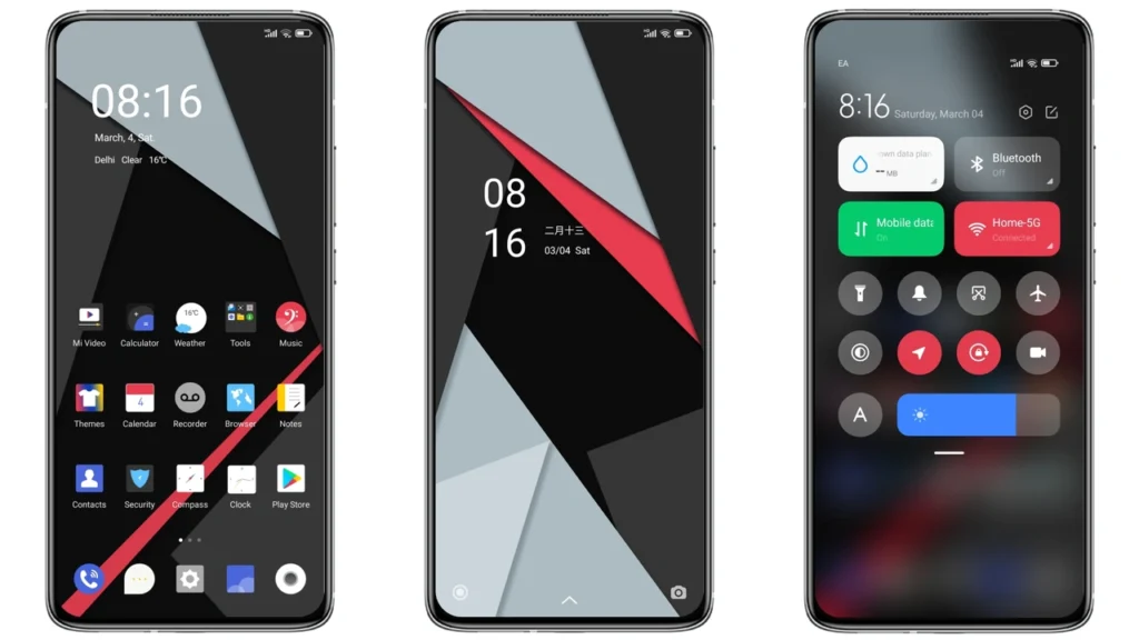 Color Block Geometry Theme