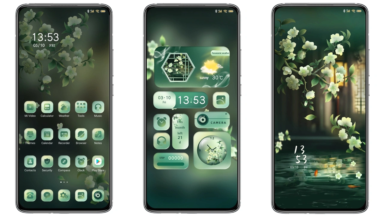 Flower idea MIUI theme for Xiaomi and Redmi Phones MIUI Themer