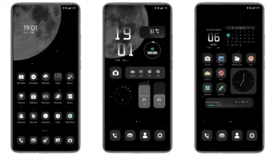 Simple black white MIUI Theme