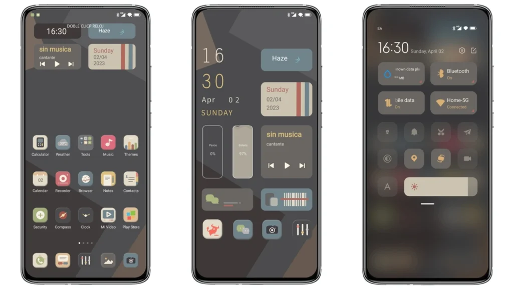 Chocolate m14 MIUI Theme