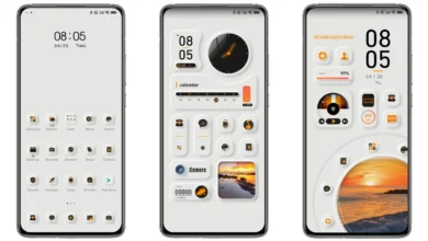 Orange components MIUI Theme