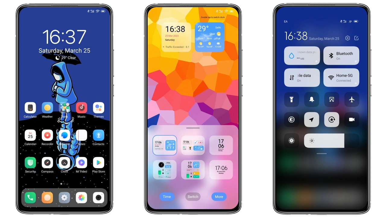 Dynamic lock screen MIUI theme Yeniden 12 for Xiaomi and Redmi Phones