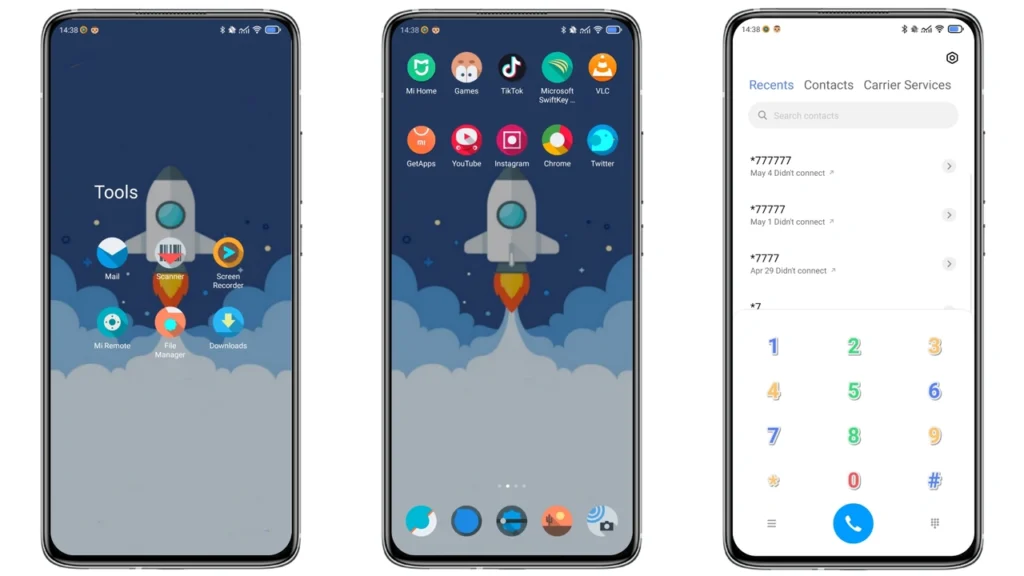 Cool Serenity M14 MIUI Theme