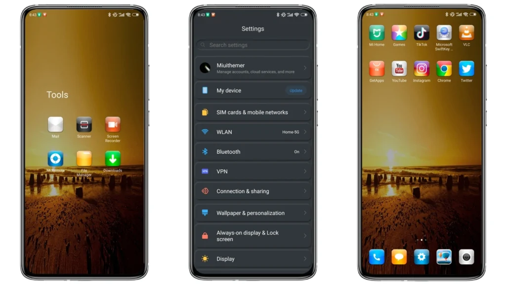 Sunset m14 MIUI Theme