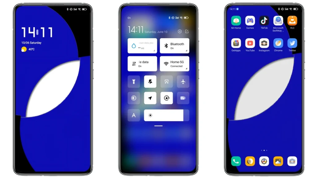 Blue UI MIUI Theme