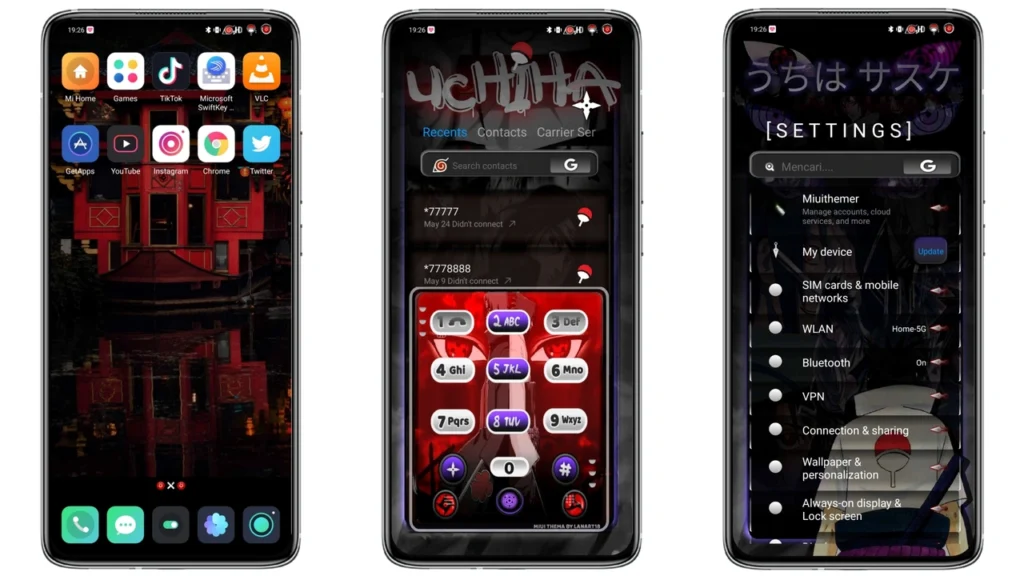 DVRK UCHIHA MIUI Theme