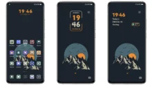 Mountain and Night MIUI Theme