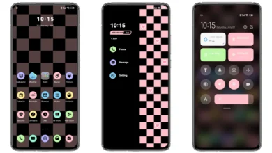 Black Pink Checker MIUI Theme